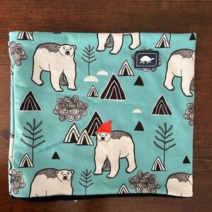 Teal Polar Bear Neck Gaiter